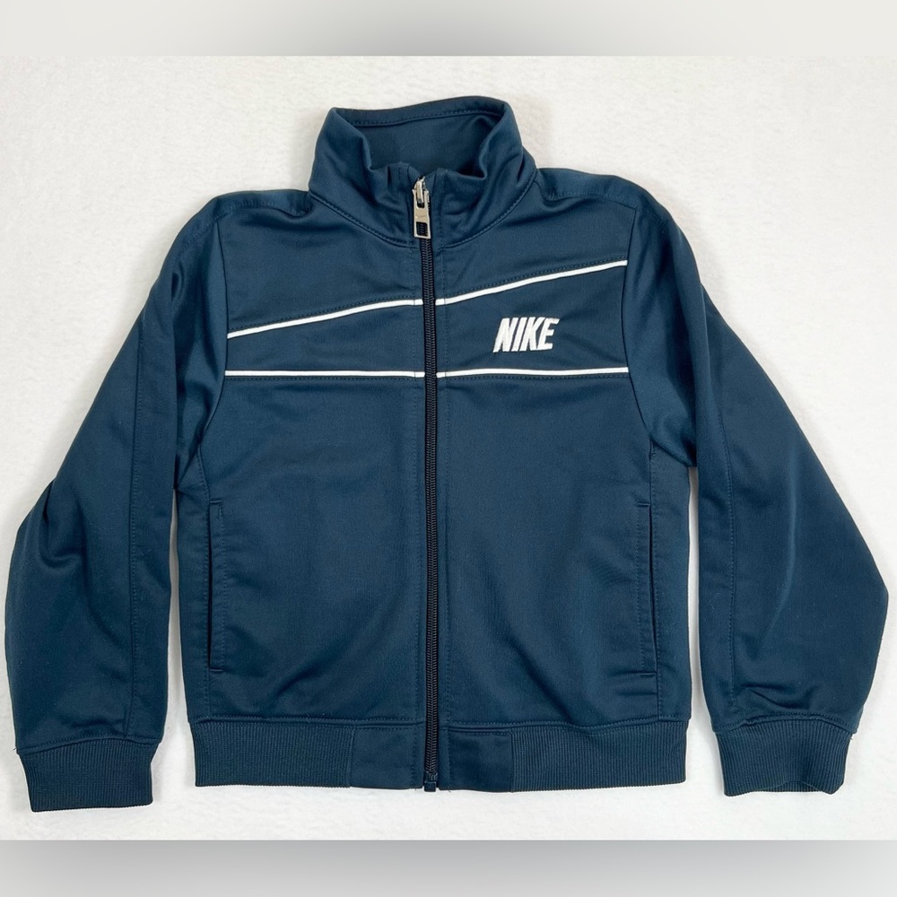 NIKE Toddler Boys Lightweight Tracksuit‎ Jacket Full Zip Blue 3T Athletic Play